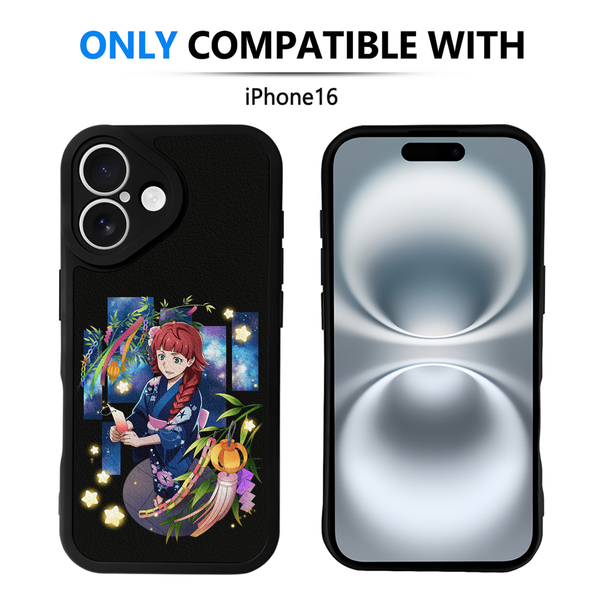 （画像用） 文豪ストレイドッグス Bungo Stray Dogs 【iPhone 16シリーズ対応】シリコンスマホケース（レザー調） 材質：シリコン